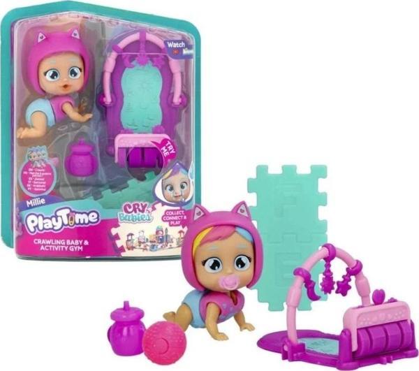 Nessiworld Cry Babies Play Time Mini Millie Bebek ve Aktivite Halısı - Image 1