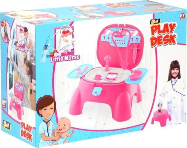 573-BP LITTLE NURSE OYUN TABURESİ DOKTOR SET KIZ - Image 1