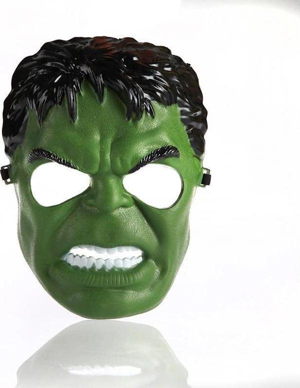 Nessiworld Yeşil Renk Süper Kahraman Dev Adam Hulk Maskesi - Image 1