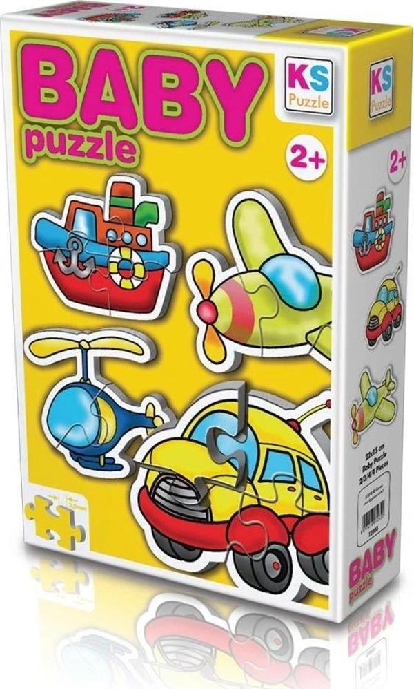 12003 KS Baby Puzzle - Ulaşım Araçları / 15 Parça Puzzle / +2 yaş - Image 1
