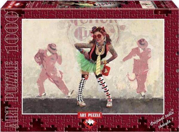 4355 Art Puzzle Şeytan Mı? Melek Mi? 1000 Parça Puzzle - Image 1