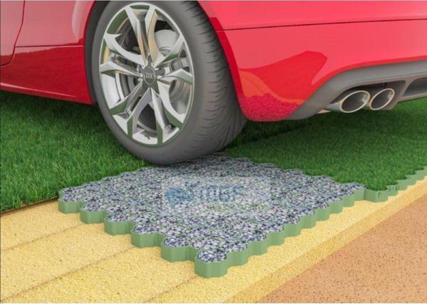 Mgf Plastik Yeşil 20 adet = 5m² Çim Ve Çakıl Tutucu, Zemin Çakıl Izgarası - Image 1