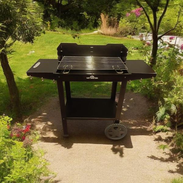 Wetterstein Tekerlekli Metal Sehpalı Mangal/Barbekü S Model - Image 1