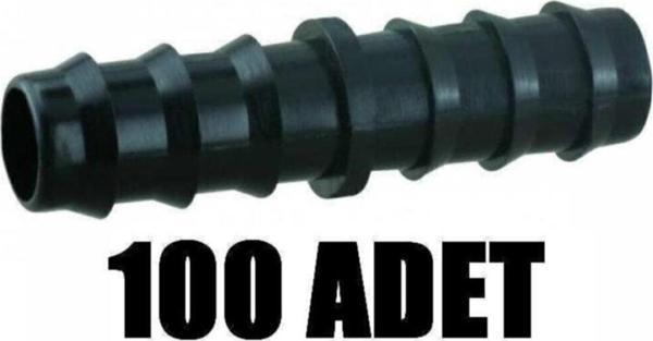 Nipel 100 Ad. Damla Sulama Parçası Aparatı Damlama Borusu Hortumu Parçası Ekleme Bağlantı Parçaları - Image 1