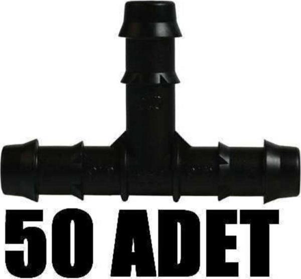 Te 50 Ad. Damla Sulama Parçası Aparatı Damlama Borusu Hortumu Parçası Ekleme Bağlantı Parçaları - Image 1