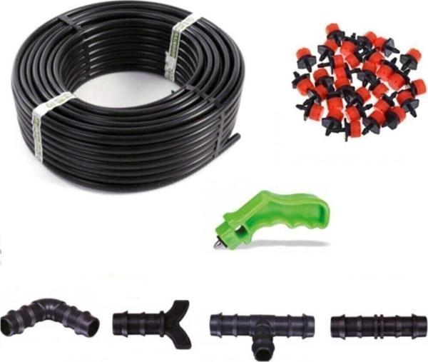 Damlama Sulama Borusu Hazır Set 16 Mm 100 Metre - Image 1