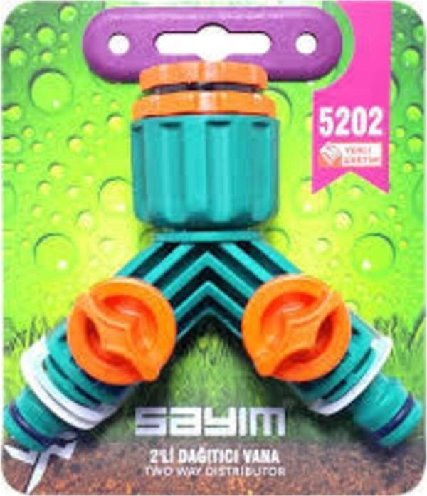 Bahçe Hortumu 2'li Jak Dağıtıcı (1/2" 3/4" -1" - Image 1