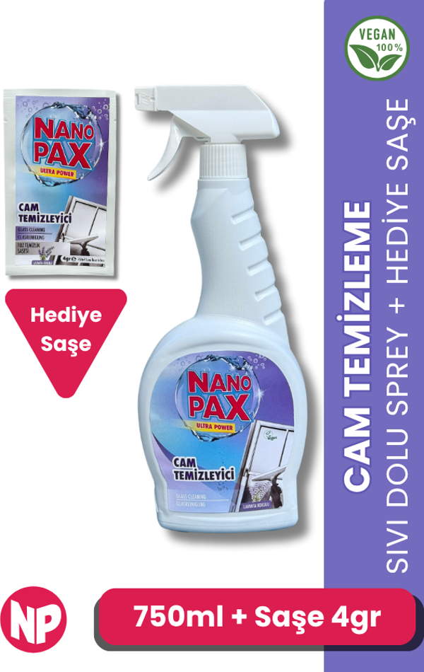 CAM TEMİZLEYİCİ 750 ML SPREY + YEDEK SAŞE - Image 1