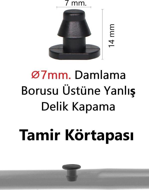 Mgf 7mm. X 100ad. Körtapa Damlama Sulama Hortumu Boru Delik Kapatma - Image 1