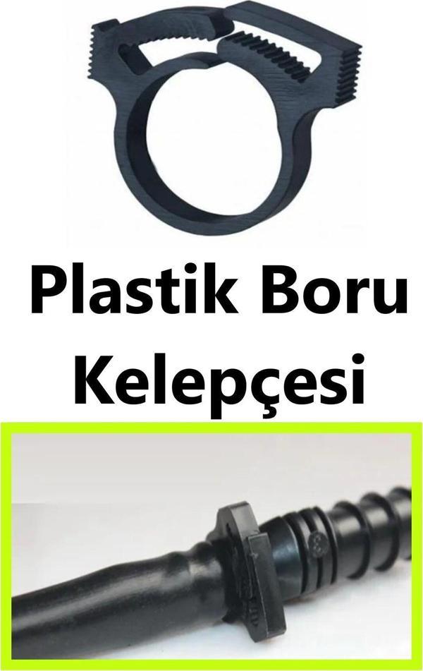 Mgf 16mm. X 200 Adet Plastik Hortum Sıkma Kelepçe Sulama Hortumu Ek Parçaları - Image 1