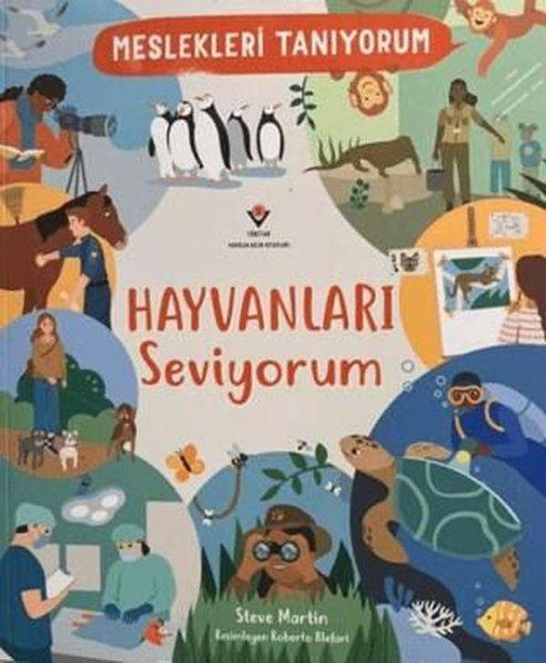 Meslekleri Tanıyorum Hayvanları Seviyorum - Tübitak Yayınları - Image 1