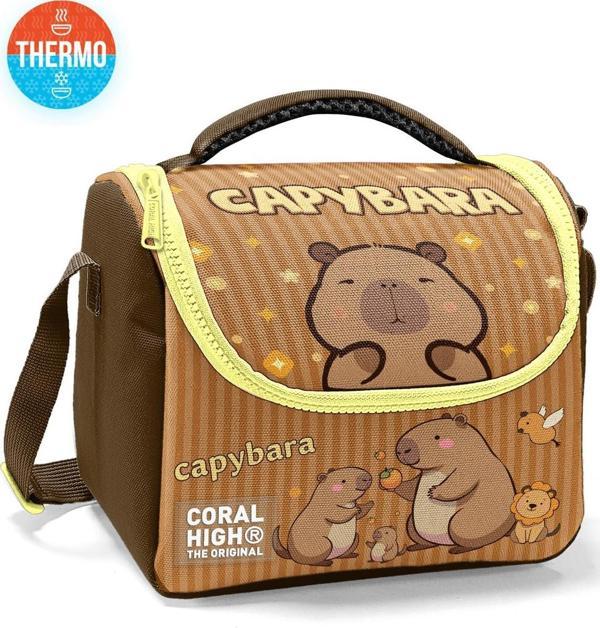 Coral High Kids Kapibara Desenli Thermo Beslenme Çantası 11799 - Image 1