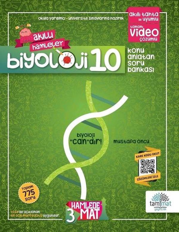 10.Sınıf Biyoloji Soru Bankası - Tammat  Yayıncılık - Image 1