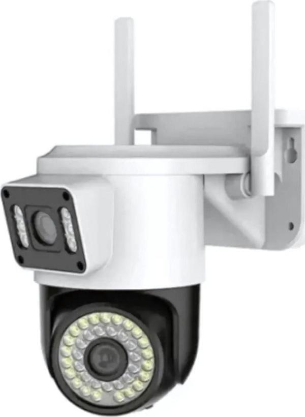 Blue İnter INT- cmR42 1080P Çift Kameralı Uygulama Kontrollü Dış Mekan Uyumlu Güvenlik Kamerası - Image 1