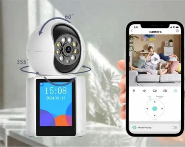 Blue Inter INT- cmR53 Sesli ve Görüntülü Görüşme Yapılabilen Uzaktan Izleme Ip Bebek Güvenlik Kamera - Image 1