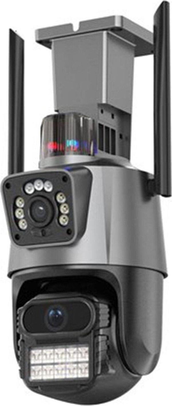 Blue Inter Int-Cmr7 Kablosuz Ptz Kamera Iç Dış Mekan Alarmlı 8x Zoom Gece Görüşlü Güvenlik Kamerası - Image 1