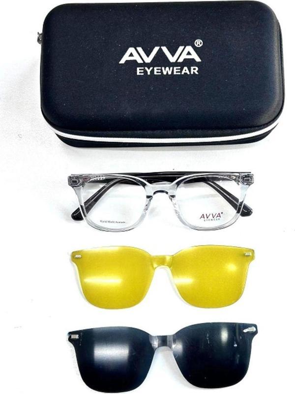 Avva 9672 C3 Polarize&Antifar Klipsli Erkek Güneş Gözlüğü - Image 1
