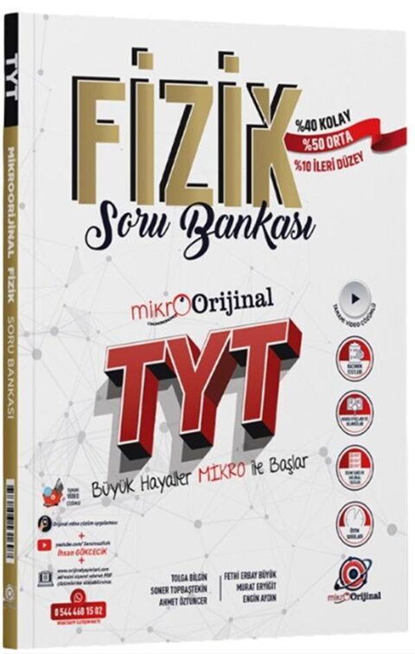 Orijinal Mikro TYT Fizik Soru Bankası - Orijinal Yayınları - Image 1