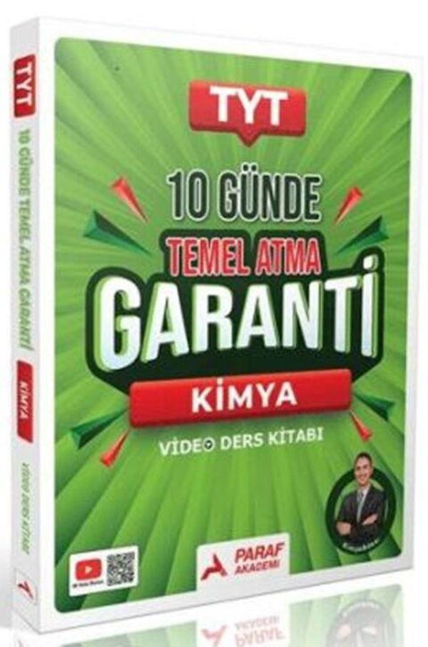 Paraf Yayınları TYT Kimya 10 Günde Temel Atma Garanti Video Ders Kitabı - PRF Paraf Yayınları - Image 1