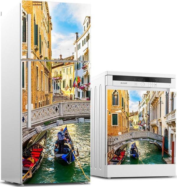 Buzdolabı ve Bulaşık Makinası Beyaz Eşya Sticker Kaplama Venedik - Image 1