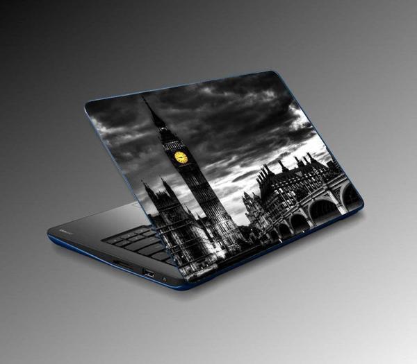 Laptop Sticker Notebook Pc Kaplama Etiketi İngiltere Saat Kulesi - Image 1