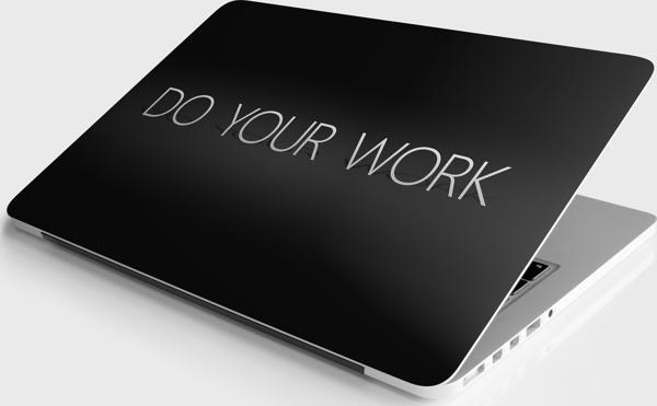 Laptop Sticker Notebook Pc Kaplama Etiketi İşini Yap - Image 1