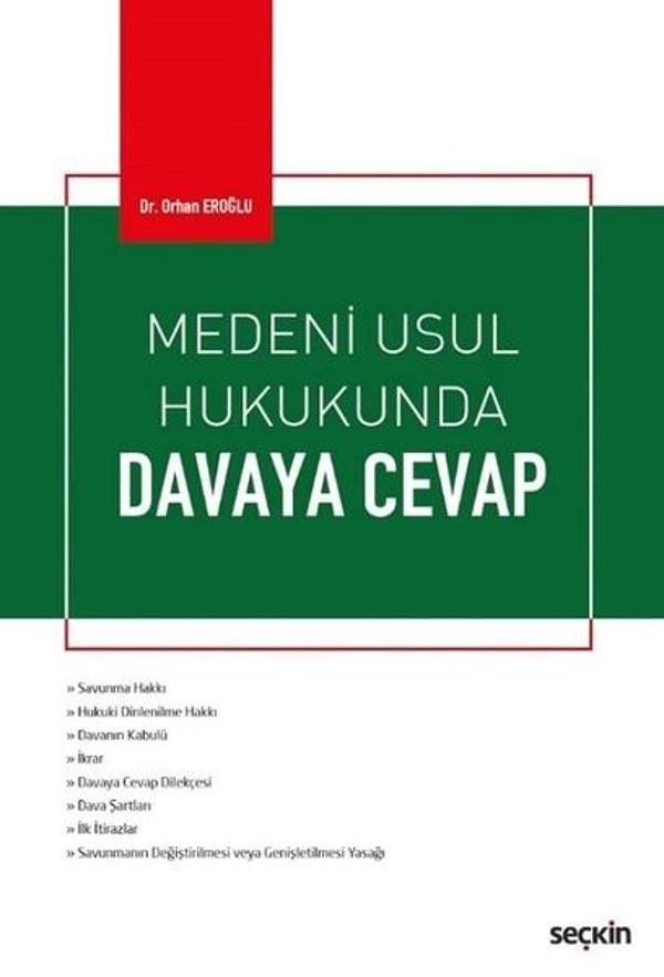 Medeni Usul Hukukunda Davaya Cevap - Seçkin Yayıncılık - Image 1