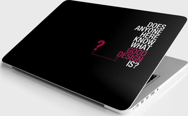 Laptop Sticker Notebook Pc Kaplama Etiketi İyi Tasarım - Image 1