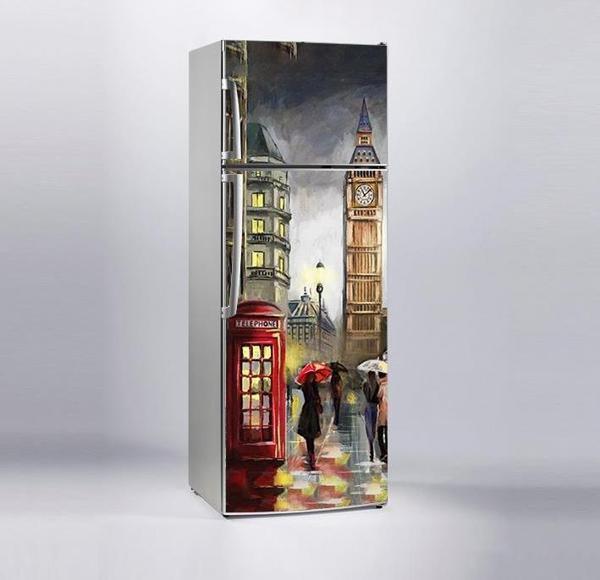 Buzdolabı Sticker Kaplama Dolap Kaplama Etiketi İngiltere - Image 1