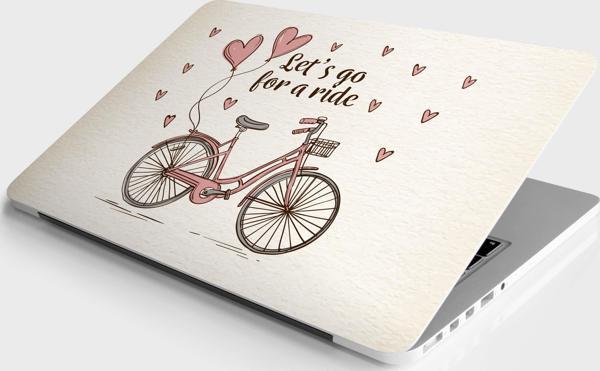 Laptop Sticker Notebook Pc Kaplama Etiketi Lets Go For A Ride - Image 1