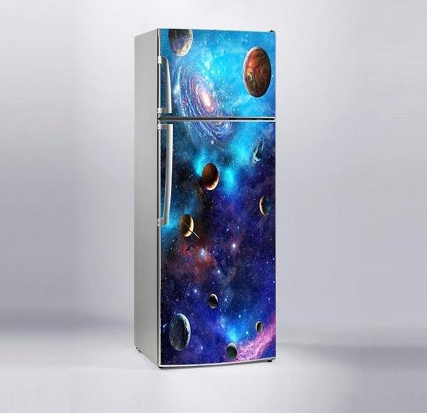 Buzdolabı Sticker Kaplama Dolap Kaplama Etiketi Uzay - Image 1