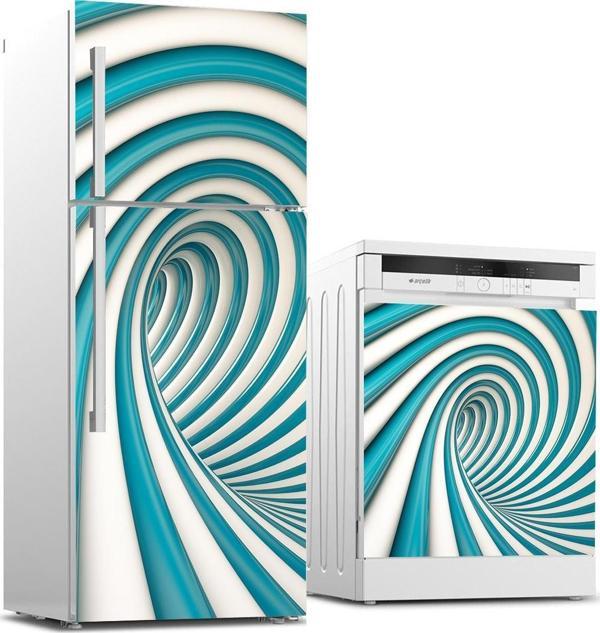 Buzdolabı ve Bulaşık Makinası Beyaz Eşya Sticker Kaplama 3D Dönence - Image 1