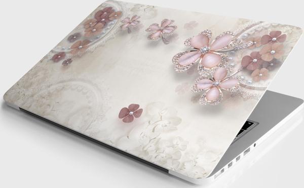 Laptop Sticker Notebook Pc Kaplama Etiketi Pembe Elmas - Image 1