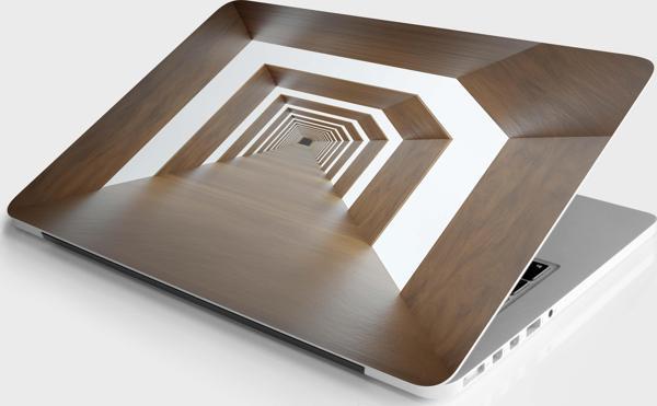 Laptop Sticker Notebook Pc Kaplama Etiketi 3d Modern Design - Image 1