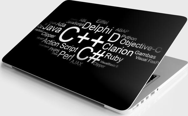 Laptop Sticker Notebook Pc Kaplama Etiketi Programlama - Image 1