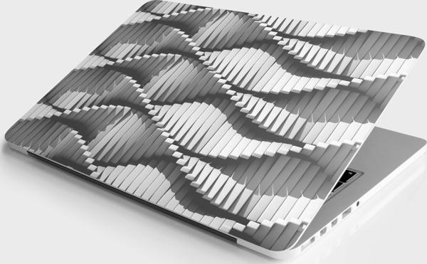 Laptop Sticker Notebook Pc Kaplama Etiketi 3D Motion - Image 1
