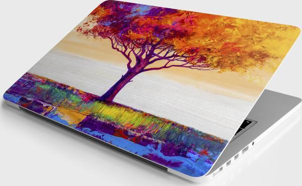 Laptop Sticker Notebook Pc Kaplama Etiketi Ağaç Boyama - Image 1
