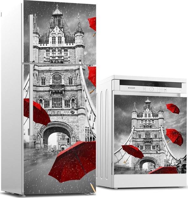 Buzdolabı ve Bulaşık Makinası Beyaz Eşya Sticker Kaplama England - Image 1