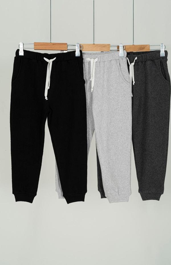 3'lü Cepli Siyah Gri Antrasit Erkek Çocuk Jogger Set - Image 1