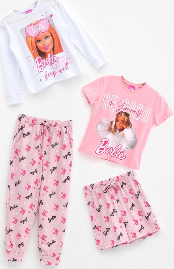 4'lü Barby Tshirt Pembe Şort Pantolon Takım - Image 1