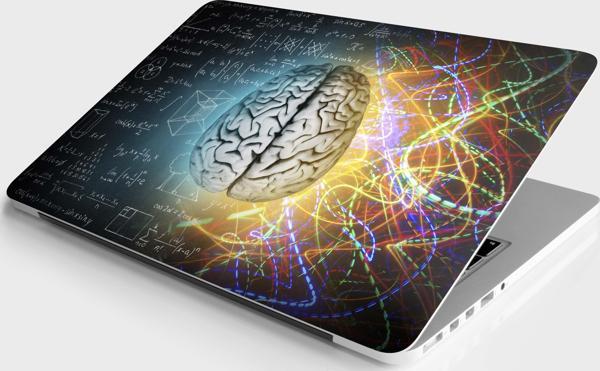 Laptop Sticker Notebook Pc Kaplama Etiketi Beyin - Image 1
