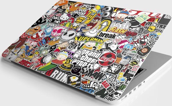 Laptop Sticker Notebook Pc Kaplama Etiketi Sticker Bomb - Image 1