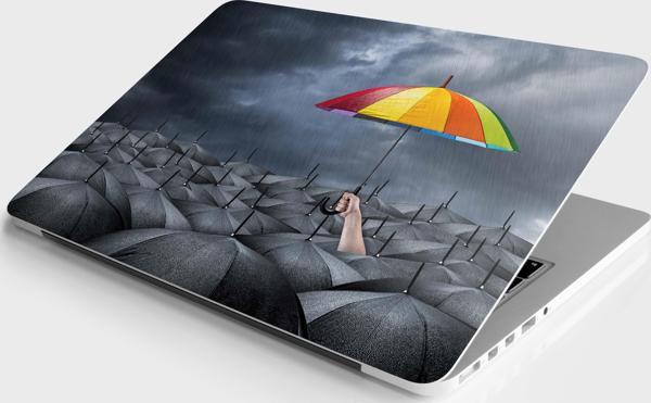 Laptop Sticker Notebook Pc Kaplama Etiketi Şemsiye - Image 1