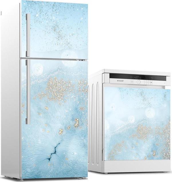 Buzdolabı ve Bulaşık Makinası Beyaz Eşya Sticker Kaplama Soyut - Image 1