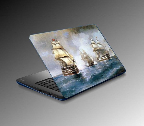 Laptop Sticker Notebook Pc Kaplama Etiketi Boat Painting - Image 1