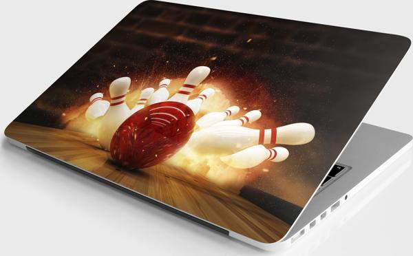 Laptop Sticker Notebook Pc Kaplama Etiketi Bowling - Image 1