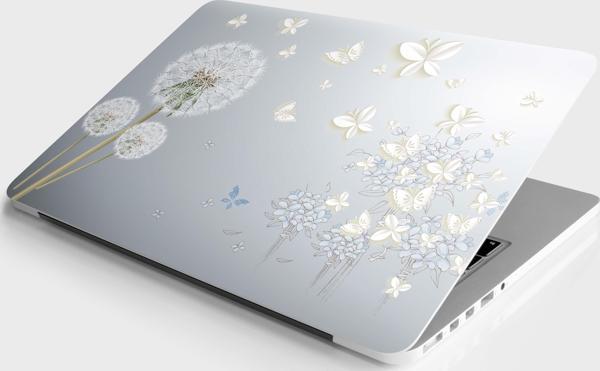 Laptop Sticker Notebook Pc Kaplama Etiketi Uçan Kelebekler - Image 1