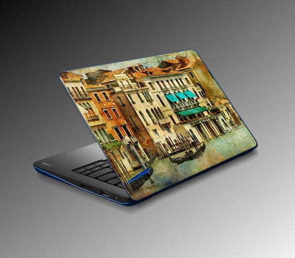 Laptop Sticker Notebook Pc Kaplama Etiketi Venice Vintage - Image 1