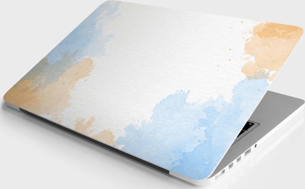 Laptop Sticker Notebook Pc Kaplama Etiketi Watercolor Boyama - Image 1