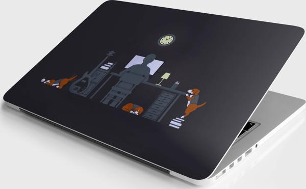 Laptop Sticker Notebook Pc Kaplama Etiketi Çalışma Odası - Image 1